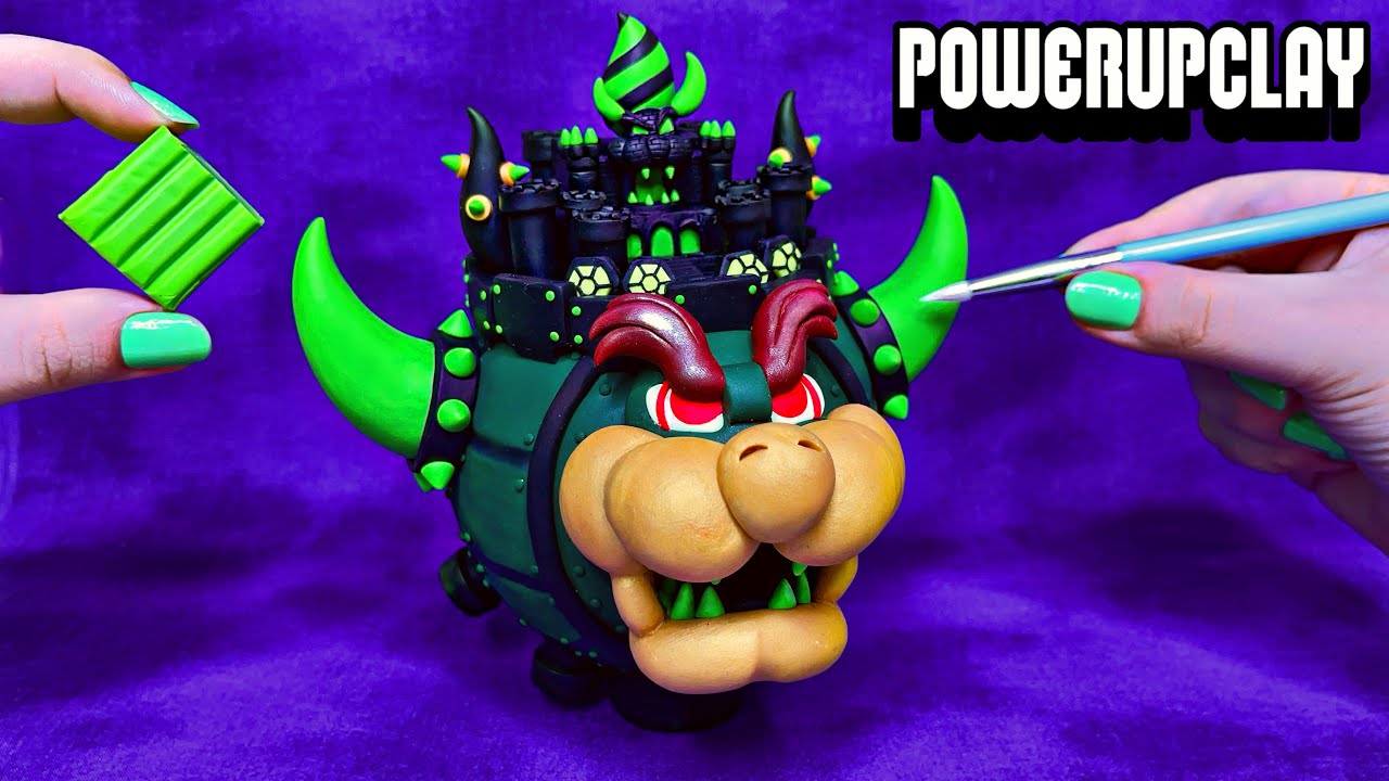 Making Castle Bowser from Super Mario Bros. Wonder | Polymer Clay