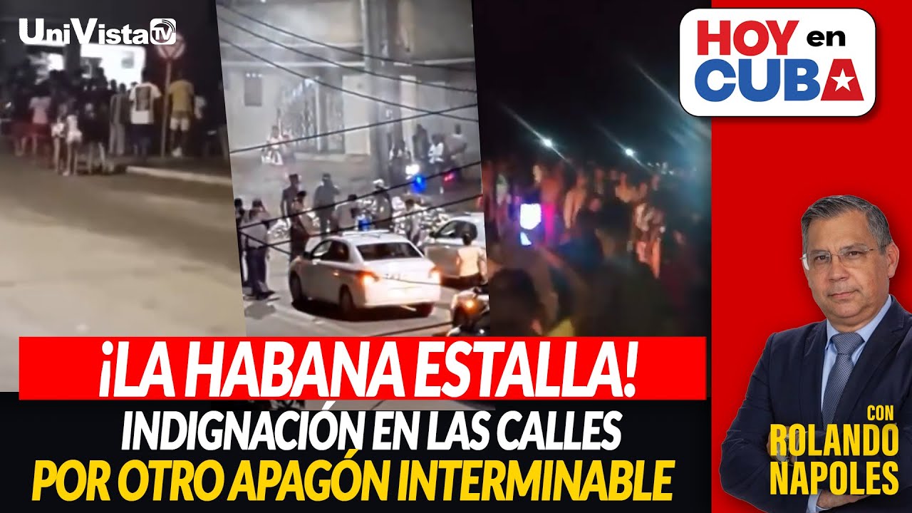 ¡La Habana estalla! Indignación en las calles por otro apagón interminable