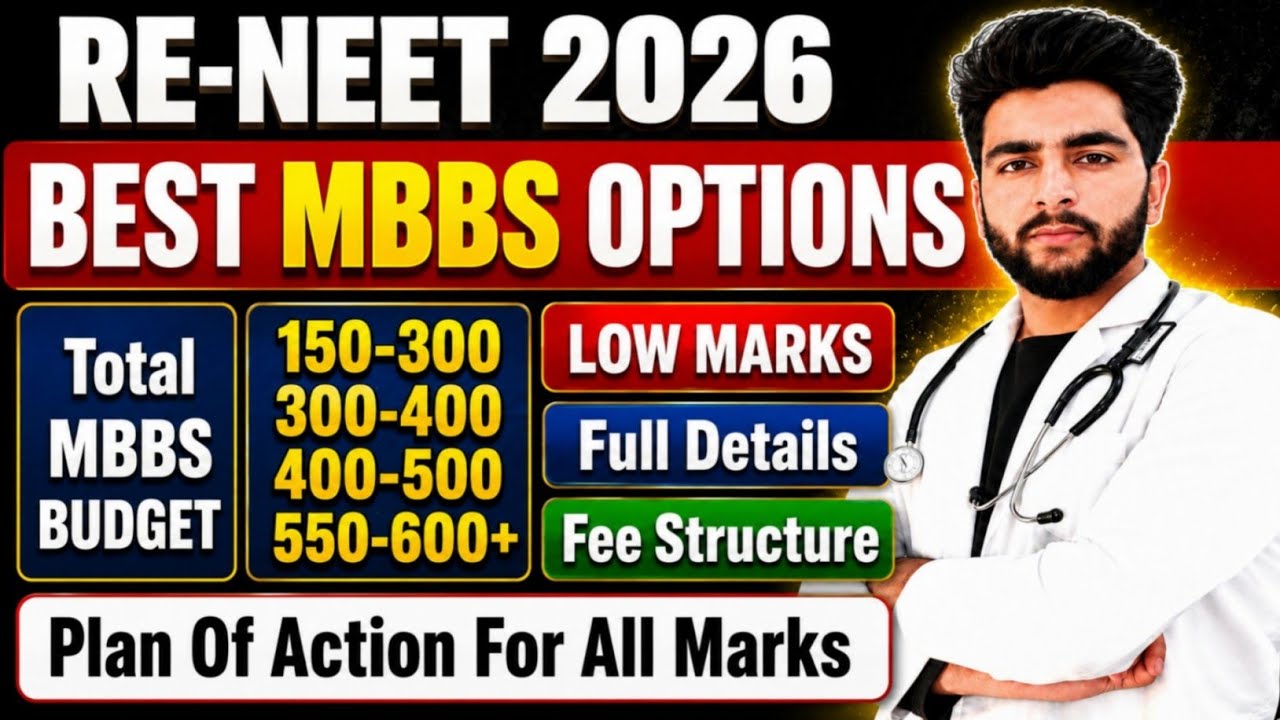 RE-NEET 2026 Cutoff |Best MBBS Options for Every Score Range |Marks Vs MBBS Budget|MBBS at Low Marks