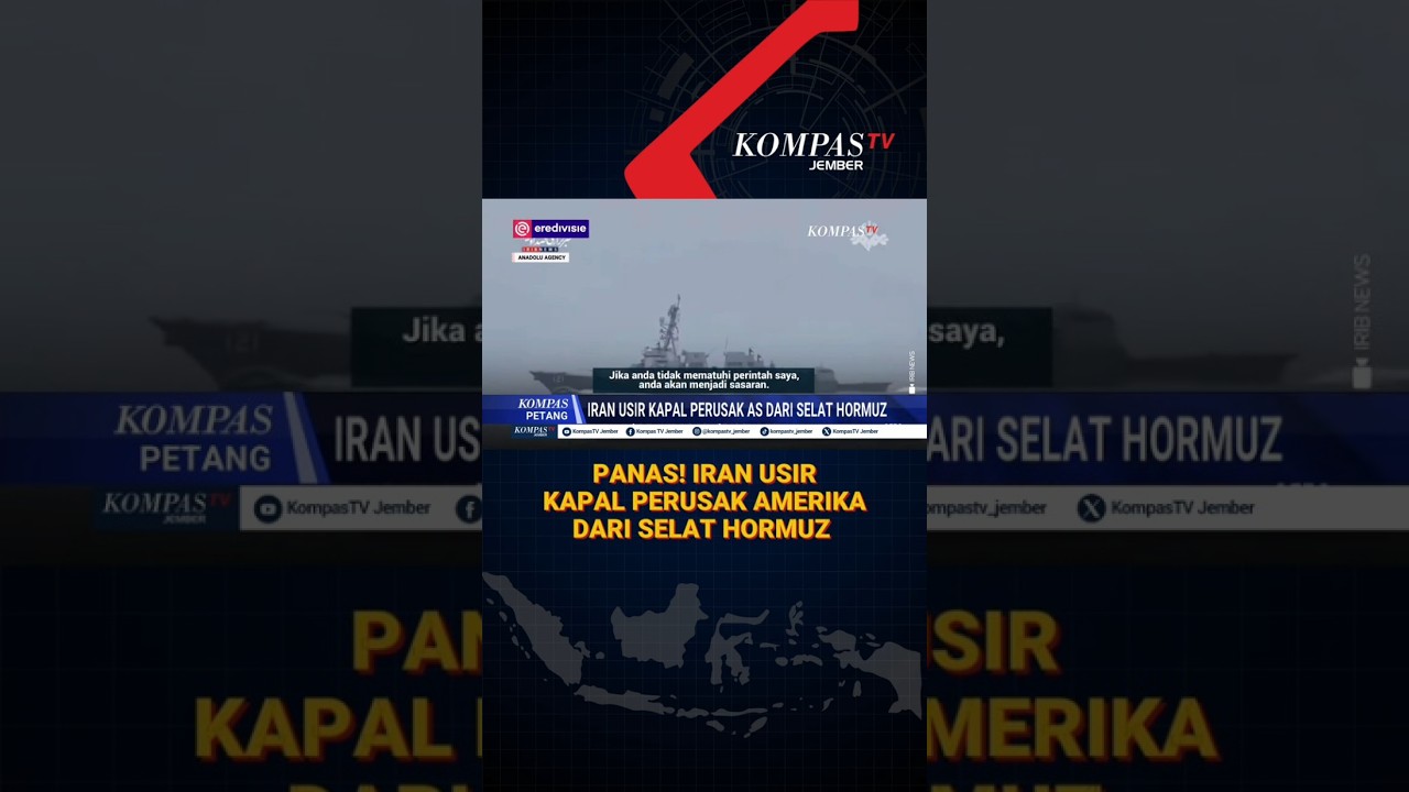 Panas! Iran Usir Kapal Perusak AS: 