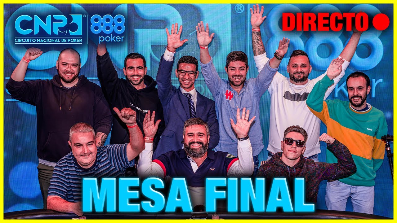 Mesa TV Gran Final CNP 888Poker // Torneo de Poker en directo // Poker Red