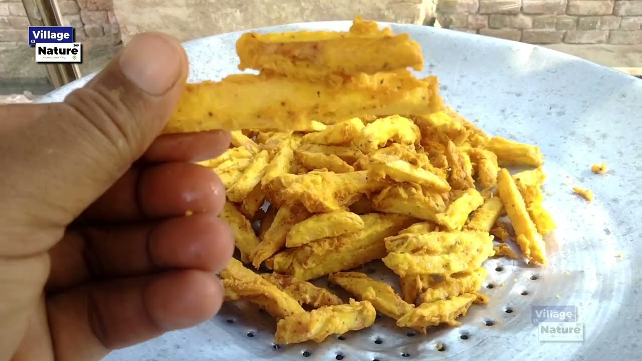 How to Make tasty & Crispy chips 😋 Village Nature 360 