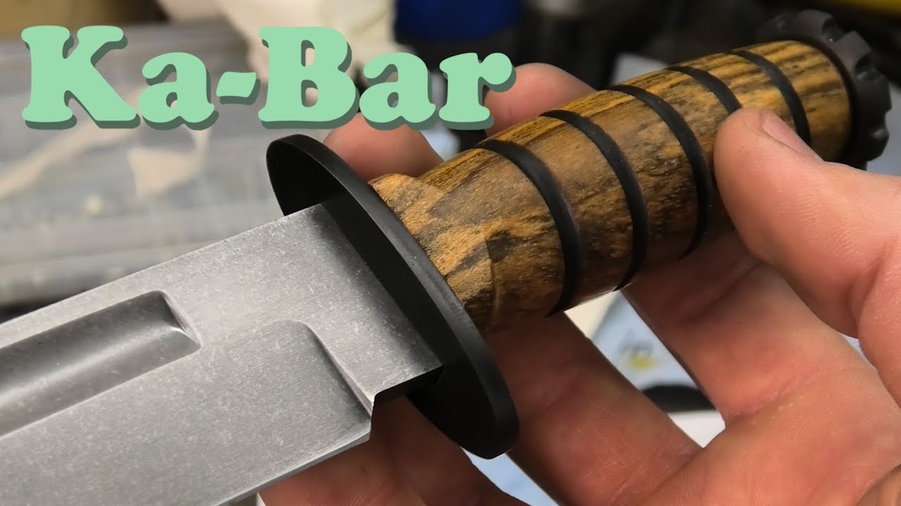 Finishing My WW2 Ka-Bar Knife!! Part 2