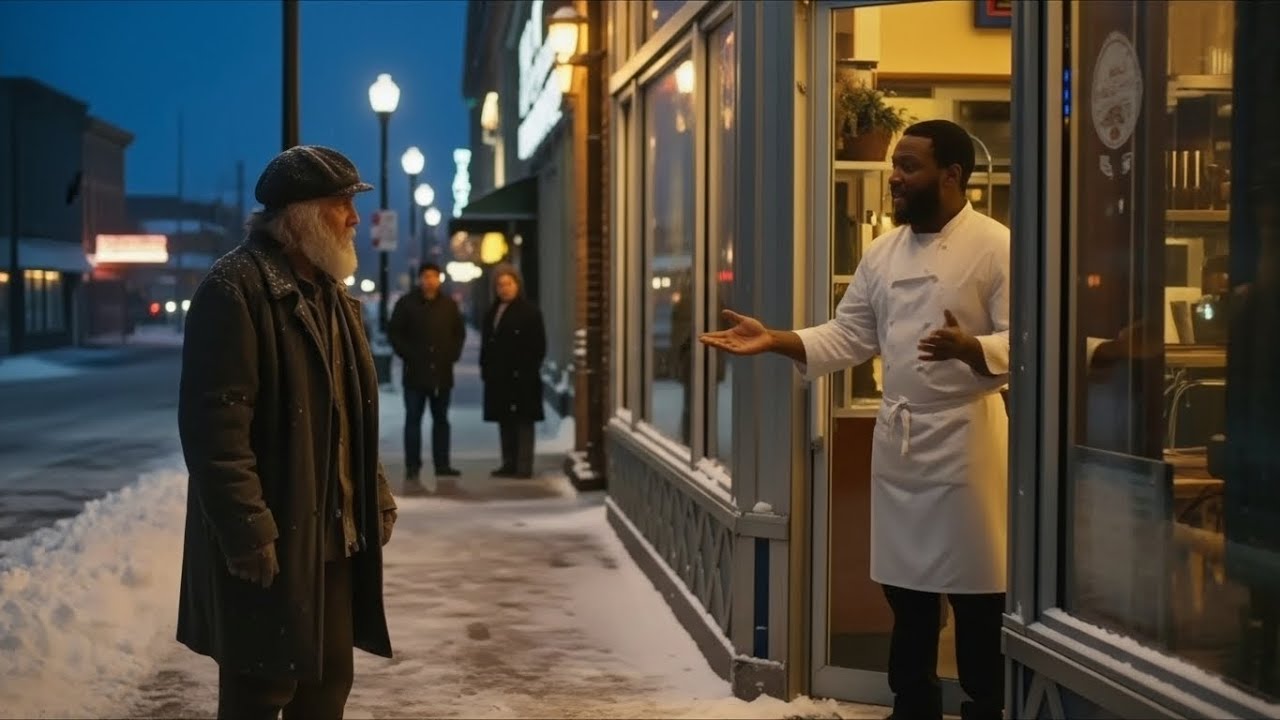 Poor Black Restaurant Owner Feeds an Old Homeless Man   What Happens Next Changes His Life