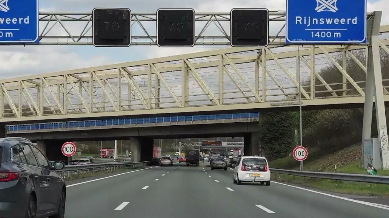 Dashcam Beelden Utrecht:A27 Knooppunt Lunetten 》A28 Knooppunt Rijnsweerd 》Afrit Utrecht Science Park