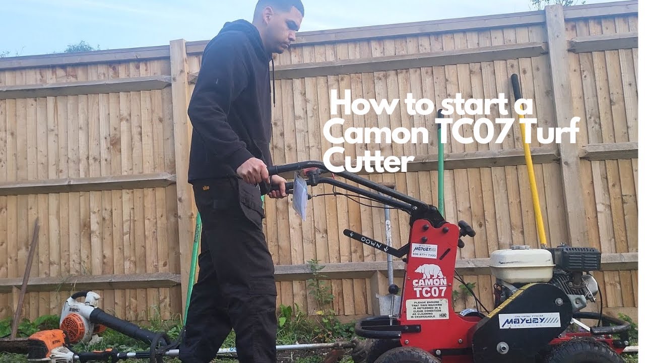 How to start a Camon TC07 Turf Cutter