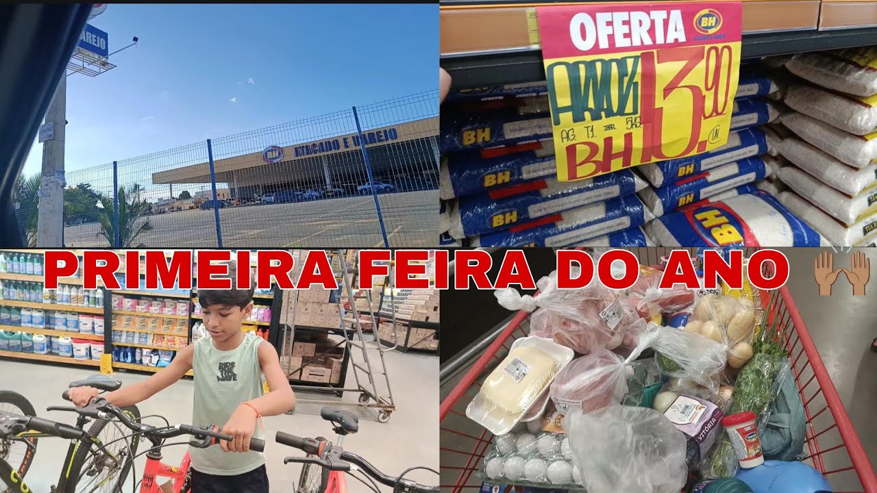 PRIMEIRA COMPRA DO ANO😮‍💨/QUASE NÃO DEU 😖