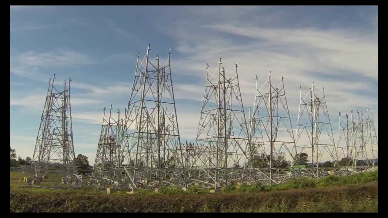 Z-route Berkeley - tower erection by helicopter - linesman's headcam