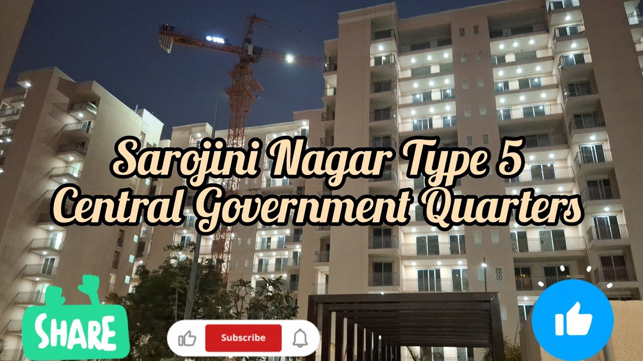 Sarojini Nagar Type-5 Sample Quarter T 14 || Latest update Sarojini Nagar Type 5 Central Government