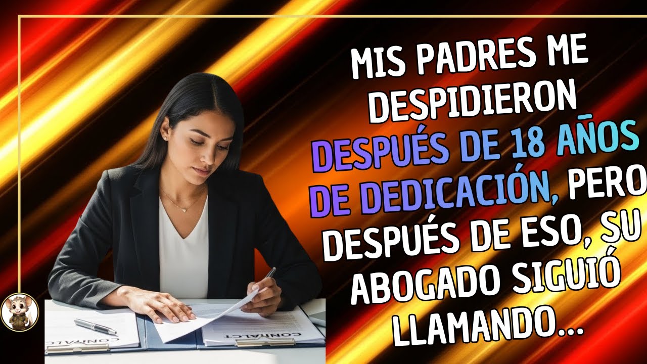 Mis padres me despidieron despu&eacute;s de 18 a&ntilde;os de dedicaci&oacute;n, PERO DESPU&Eacute;S DE ESO, su abogado...