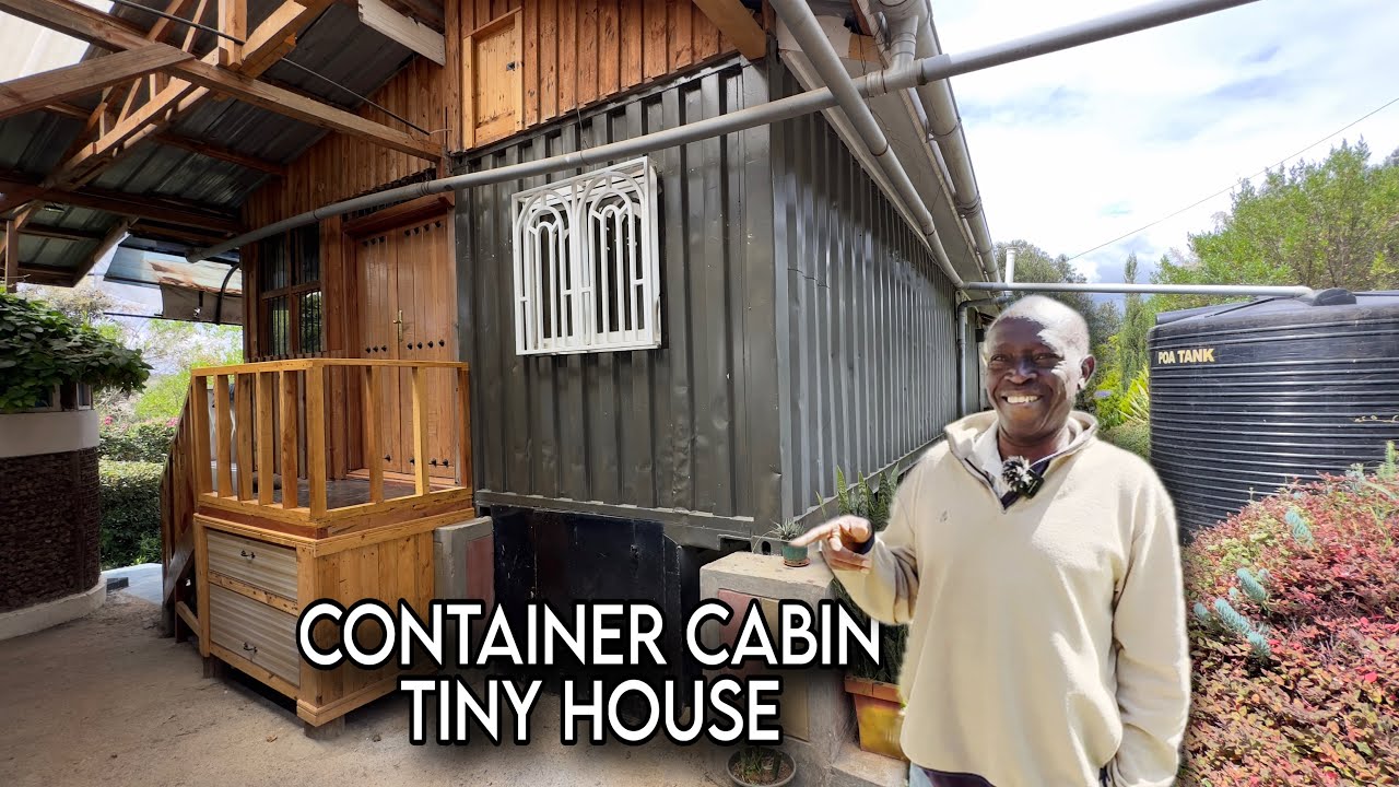 He built His Dream Tiny Home in the Heart of Eburru
