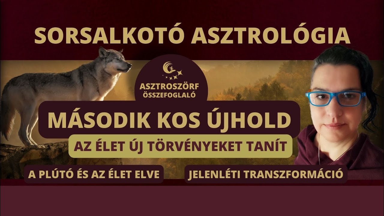 M&aacute;sodik Kos &Uacute;jhold - Nincs ok az elkesered&eacute;sre, ha tudjuk, hogy a l&eacute;lek ir&aacute;ny&iacute;tja az anyagot.
