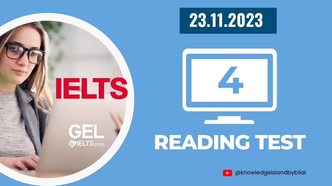 IELTS Computer Based Reading Test | IELTS Academic Reading Test 2024 | IELTS Reading Test 4