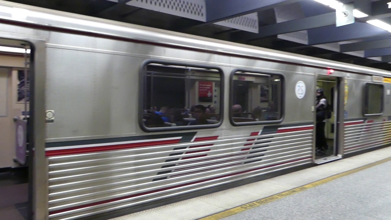 LA Metro Rail: 1991-92 Breda A650 Red Lines at Hollywood/Highland Station