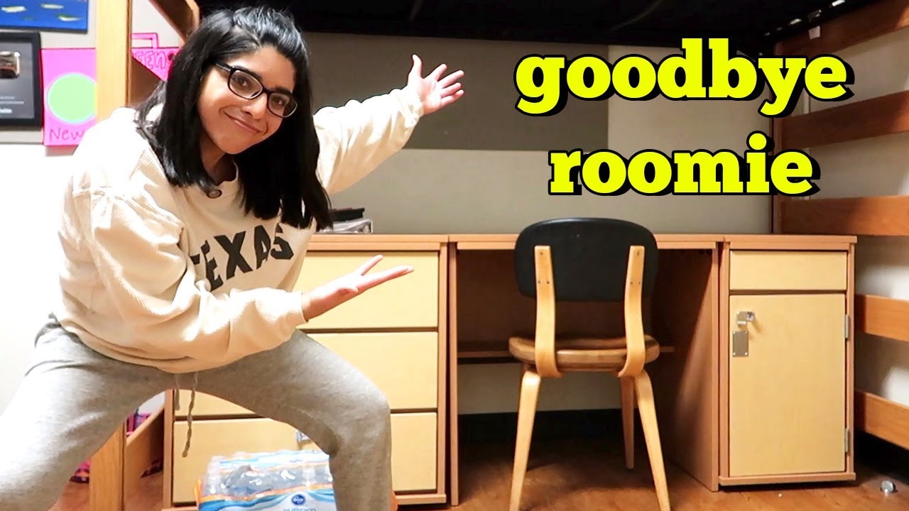 my roommate left... forever