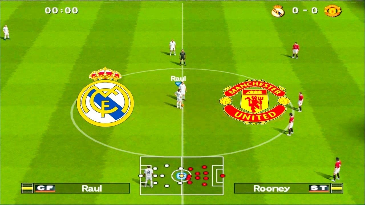 Winning Eleven 10 - Real Madrid VS Manchester United I PS 2
