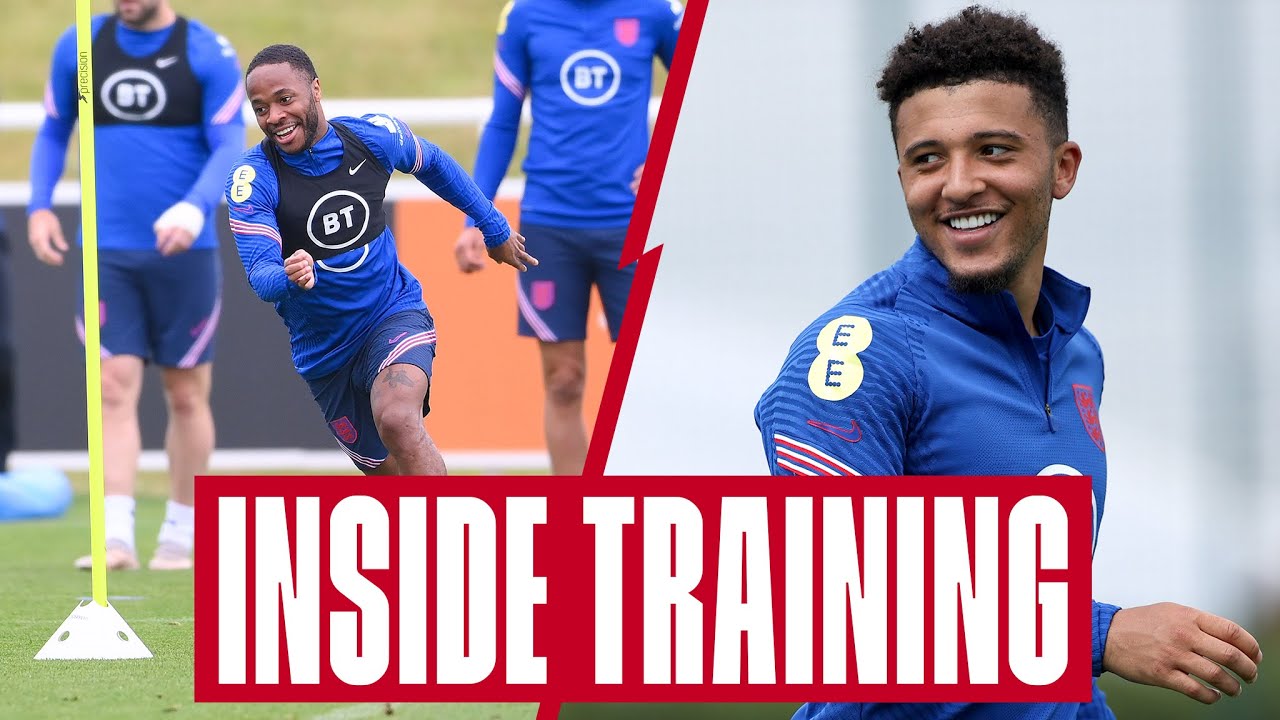 Sterling Races Grealish, Small-Sided Games & Super Saves Ahead Of Germany | Inside Training