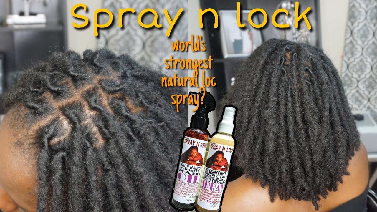 Worlds Strongest Natural Loc Spray?! Retwisting w/ Spray n Lock