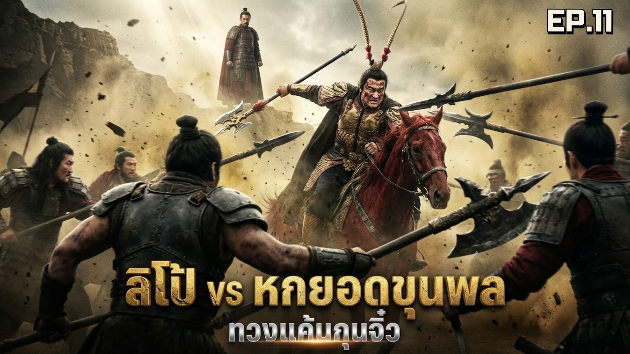 ทวงแค้นกุนจิ๋ว ลิโป้ vs หกยอดขุนพล | สามก๊ก EP.11