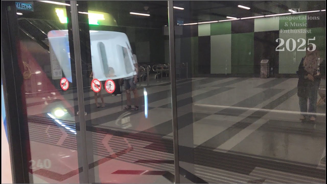 {2nd Ride, Platform View} 30/08/2025 MRT Putrajaya Line Hyundai Rotem [40] Arriving Ampang Park
