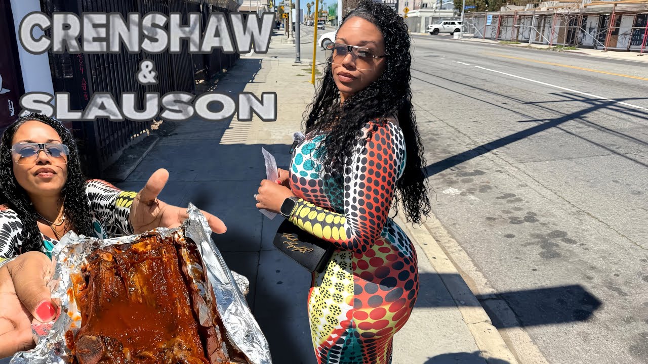 Trying Woody's BBQ on Slauson, South Central L.A.