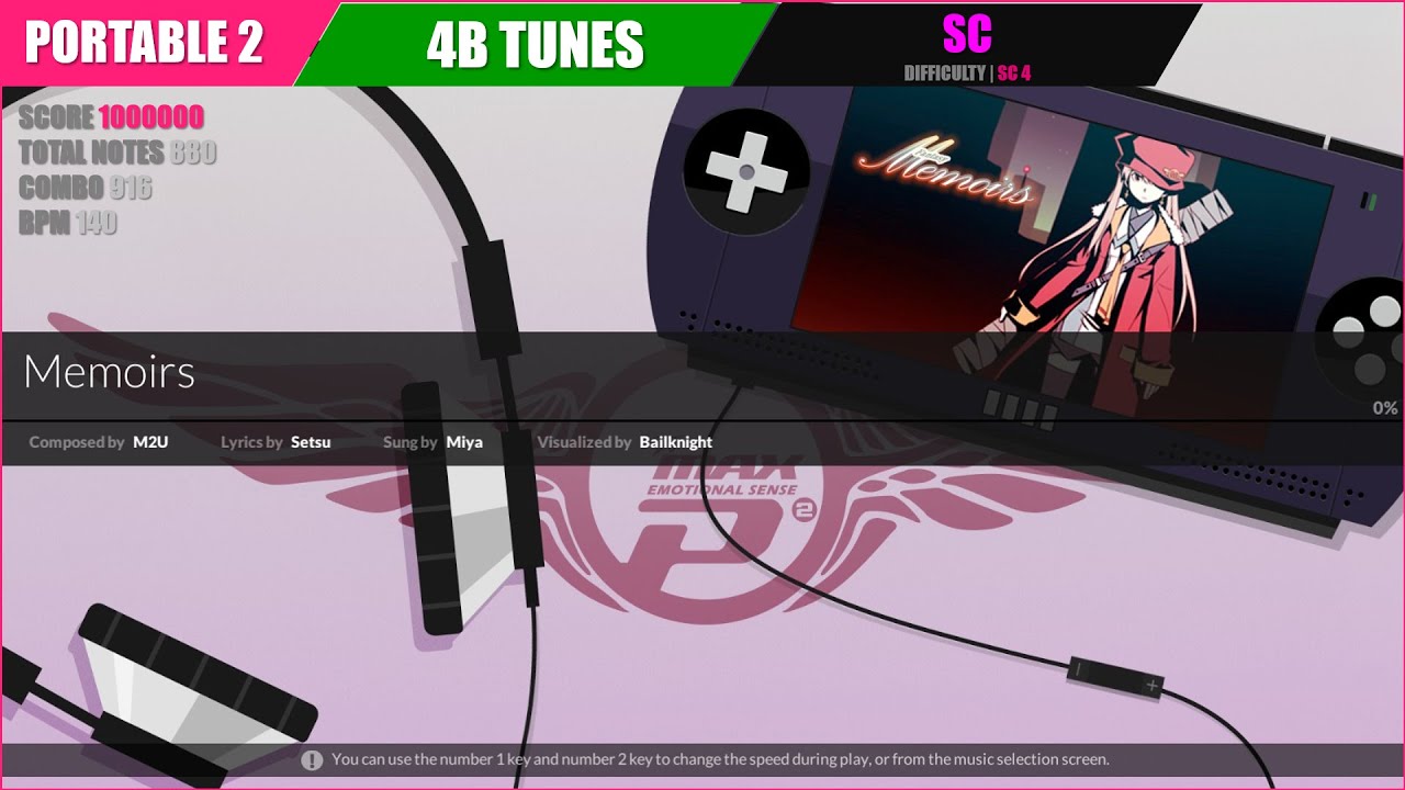 [DJMAX RESPECT V] Memoirs (4B SC ☆4) - PORTABLE 2