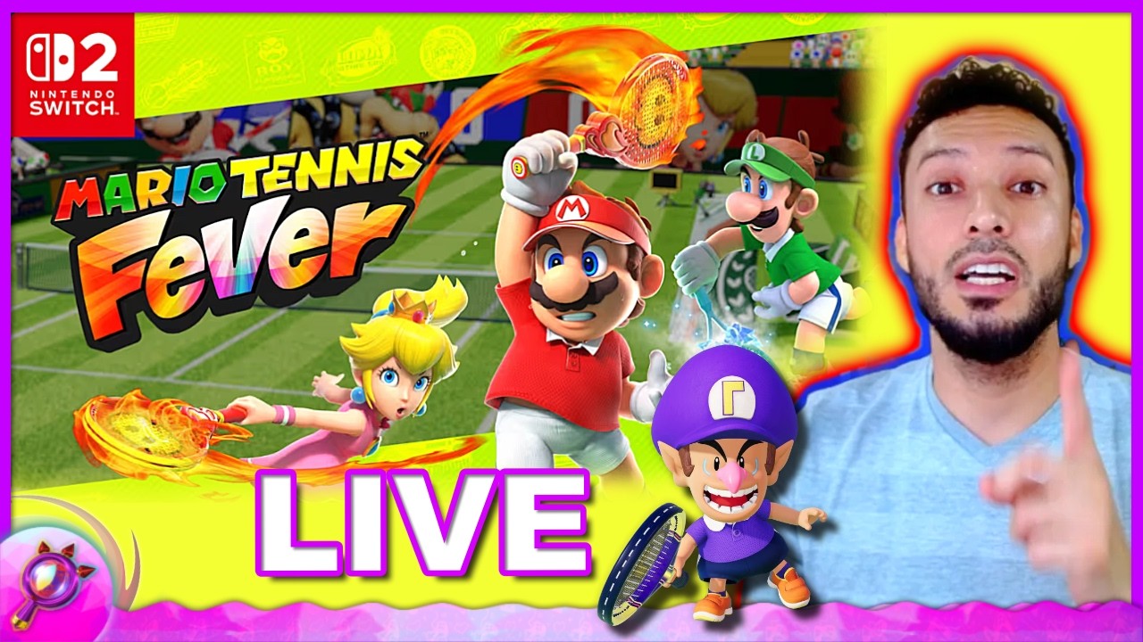 Mario Tennis Fever & Mario Kart 8 MAR10 DAY LIVE (Vertical)