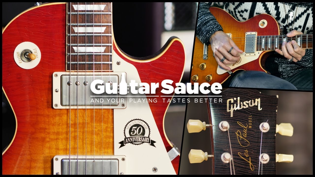 Gibson Custom Shop Les Paul Tom Murphy Aged 50th Anniversary  | Demo by Paul Audia