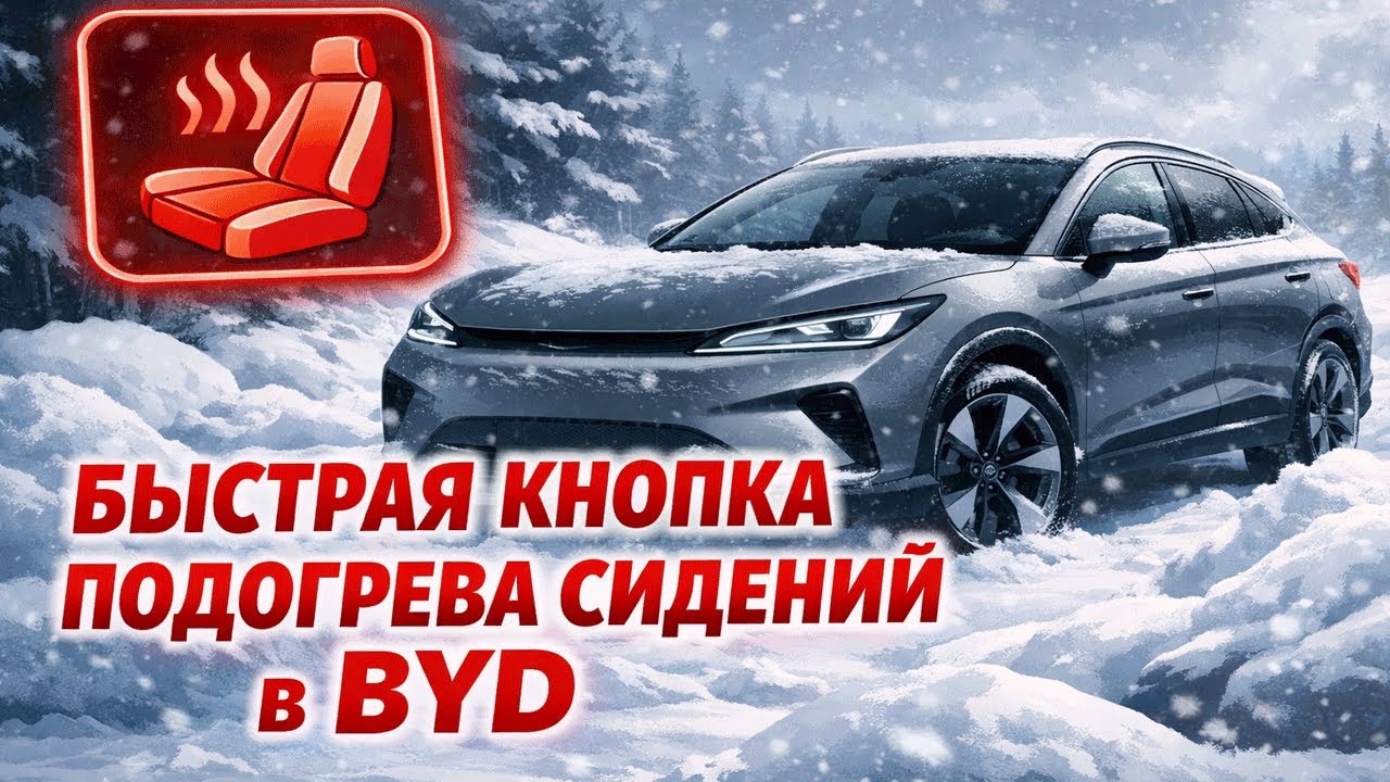 Кнопка подогрева сидений на экране вашего BYD SEA LION 05
