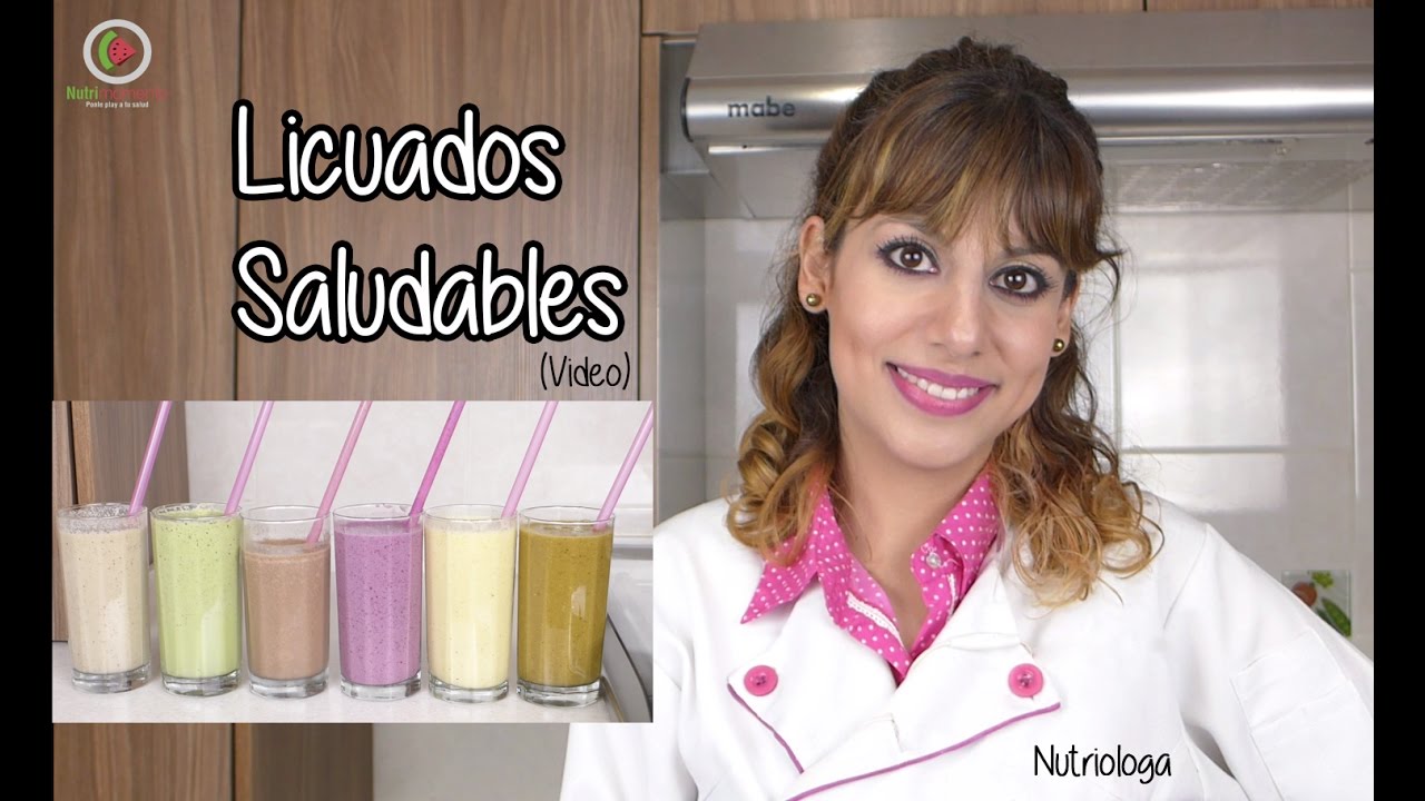 LICUADOS saludables y deliciosos DIY