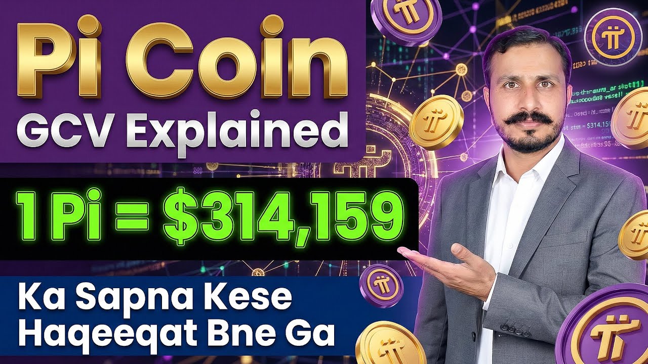 Pi Network GCV Explained How did the dream of 1 Pi = $314159 become a reality | Learning with Gondal