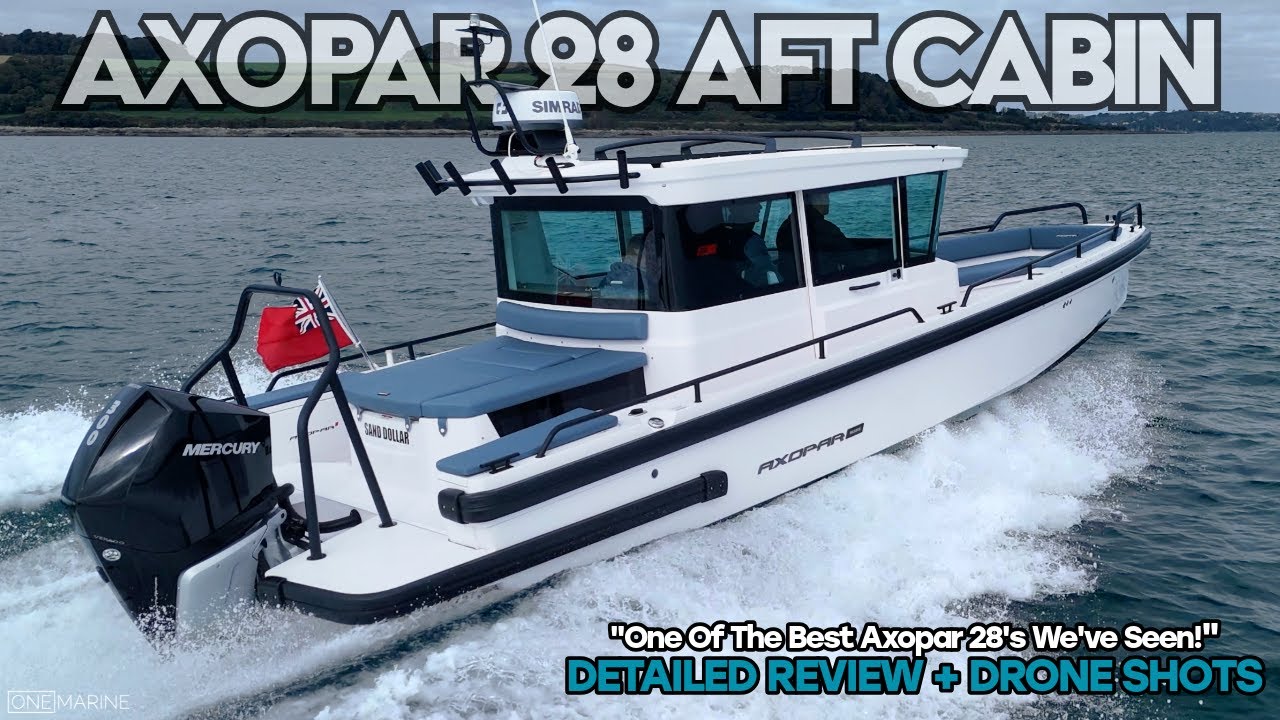 Продается каюта на корме Axopar 28 | Один владелец, 95 моточасов, прекрасное состояние!