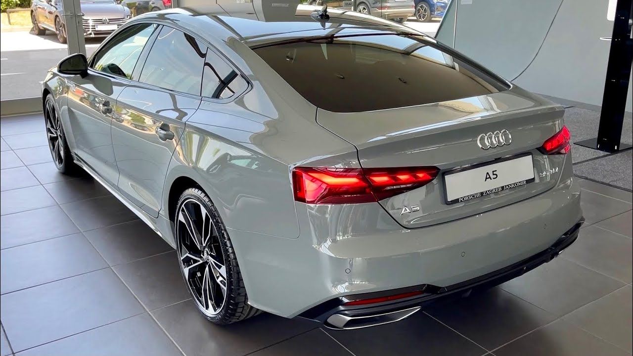 AUDI A5 Sportback 2022 (Facelift) - сумасшедшая демонстрация светодиодных и AMBIENT огней