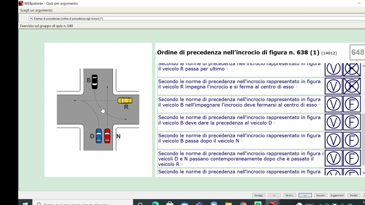ORDINE DI PRECEDENZA NELL INCROCIO