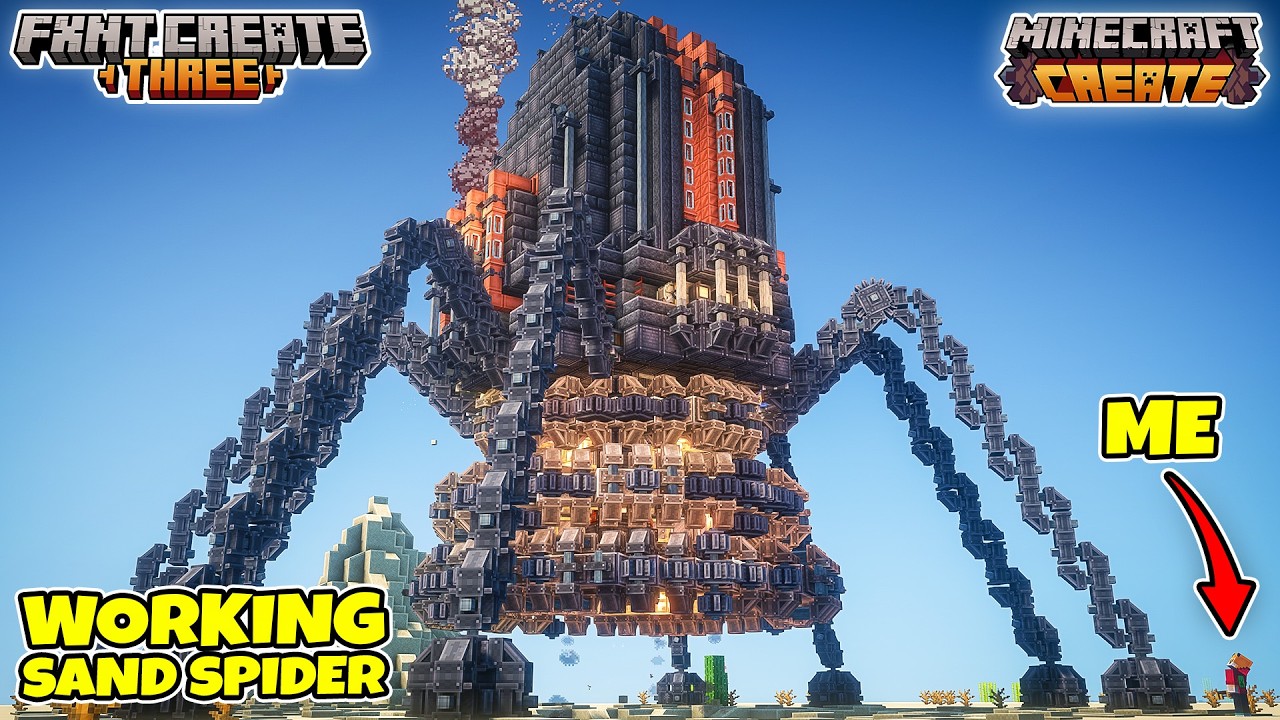 I Hid a Working Factory Inside a Giant Spider