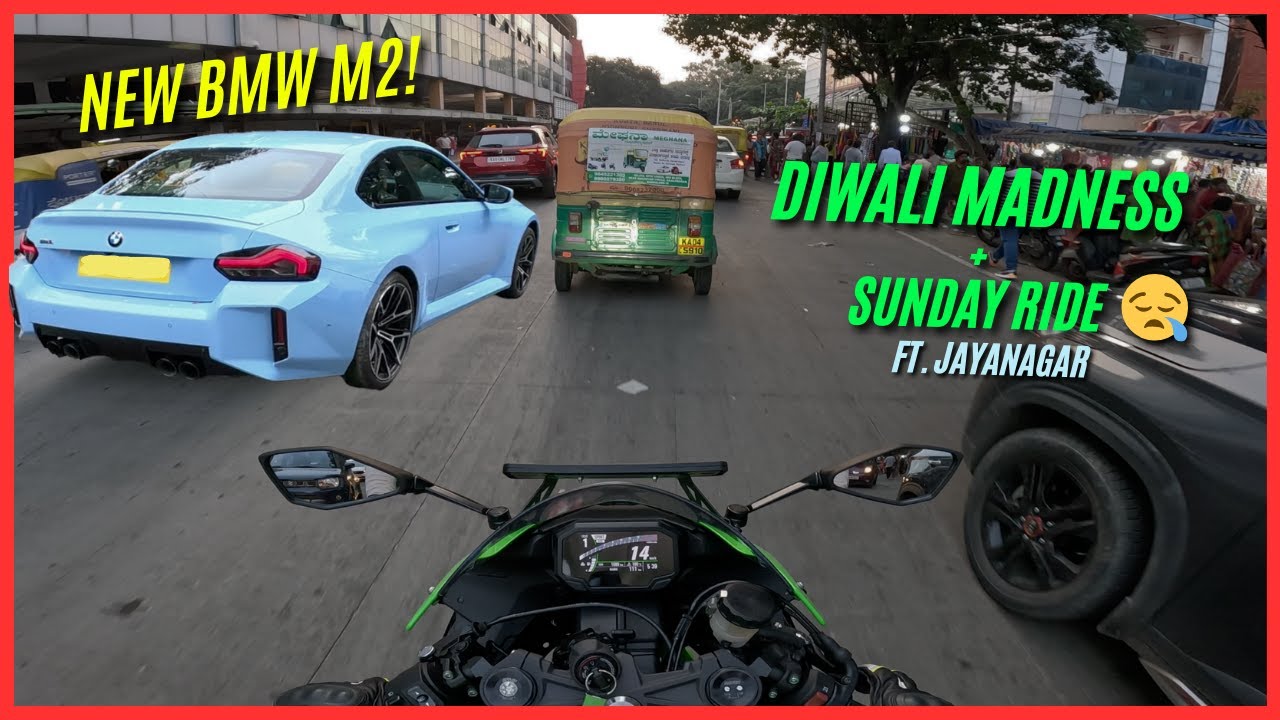 ZX6R '24 Cruising through Bangalore Traffic ft. Jayanagar on a Sunday!