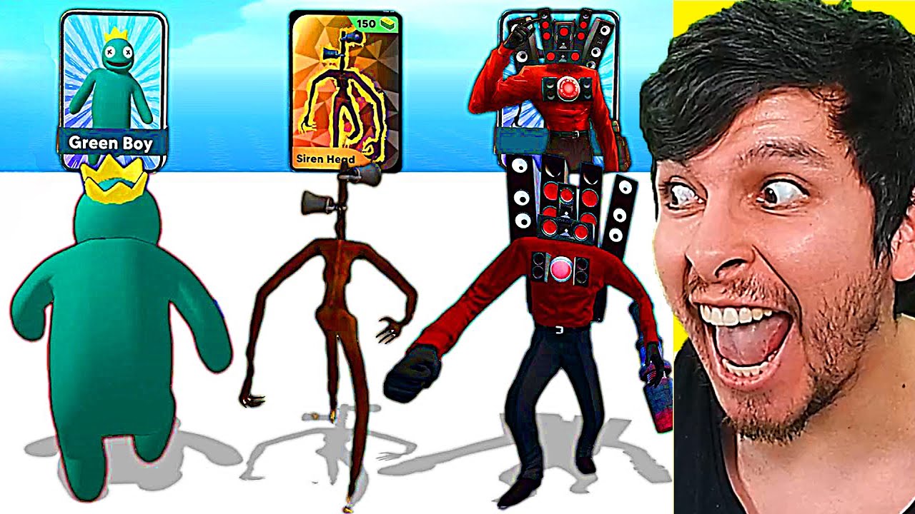 DESBLOQUEO la TARJETA de BLUE RAINBOW y CAMERAMAN !! - DeGoBooM