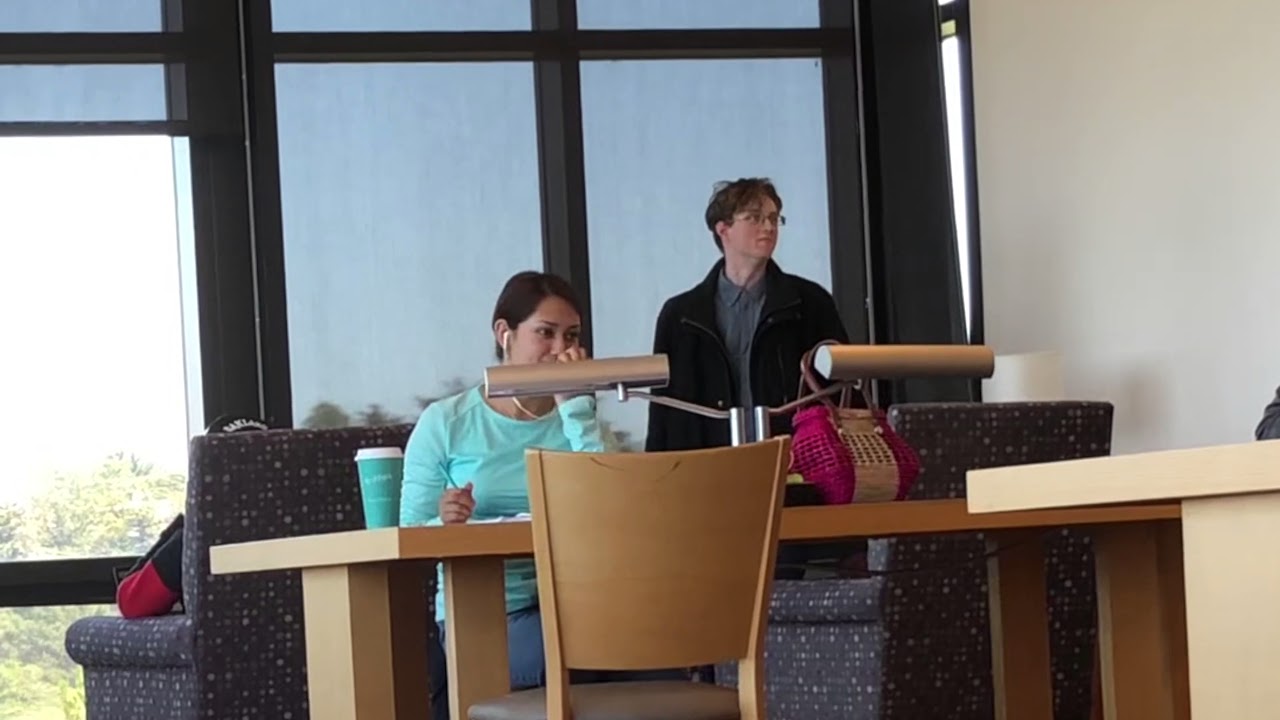 BLASTING EMBARRASSING MUSIC IN THE LIBRARY