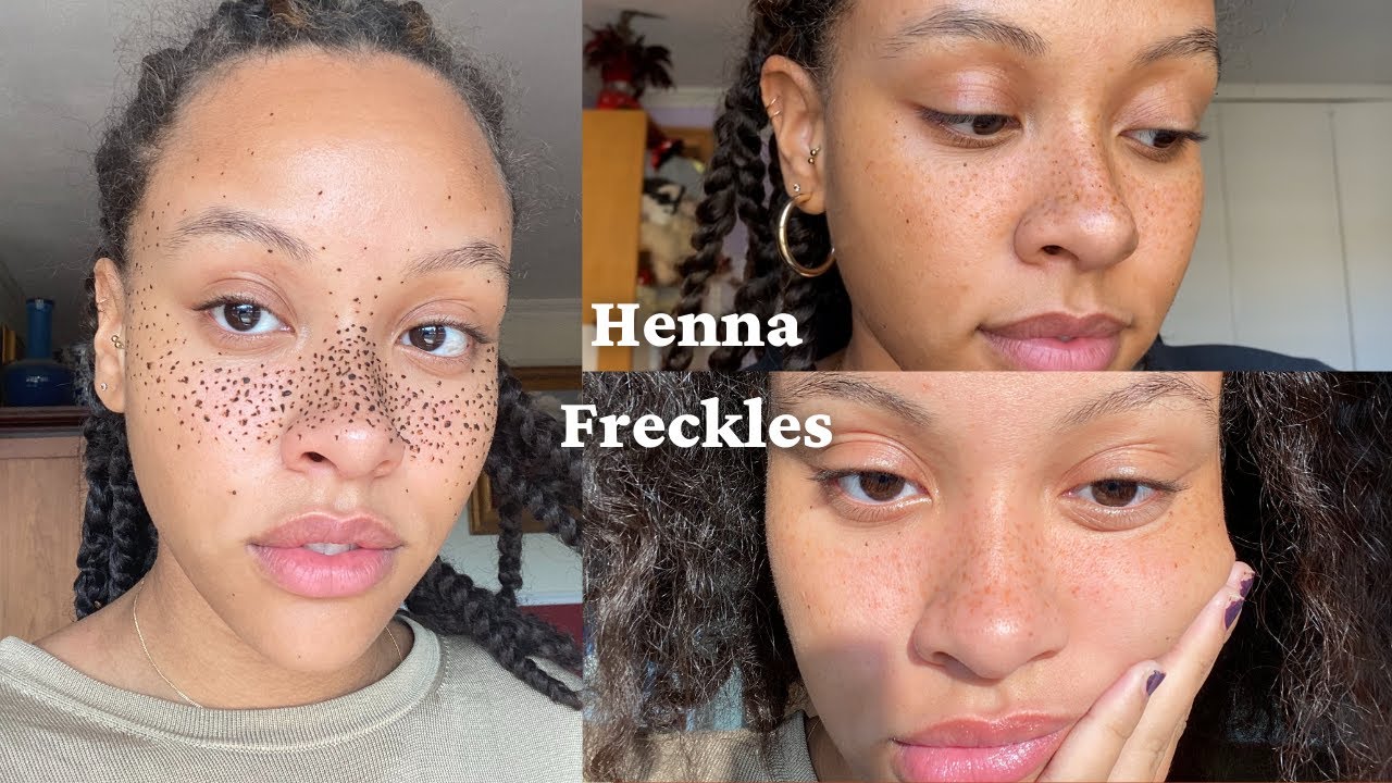 how to achieve perfect henna freckles every time