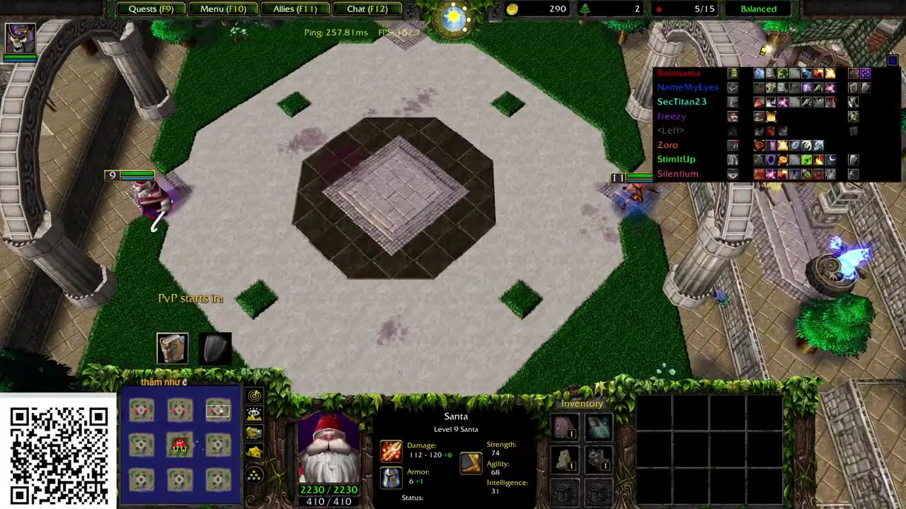 Balanced Hero Survival v0.88d2 - kẻ địch bốc hơi quá nhanh