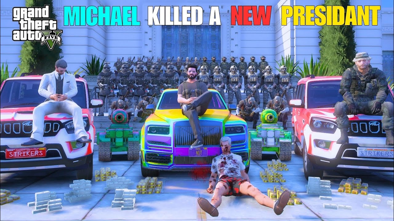 MICHAEL KILLED A NEW PRESIDANT ! GTA5 GAMEPLAY CINEMATIC @Tecnogamerz