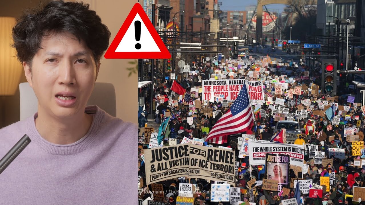 Huge Minnesota protest against Trump ICE
