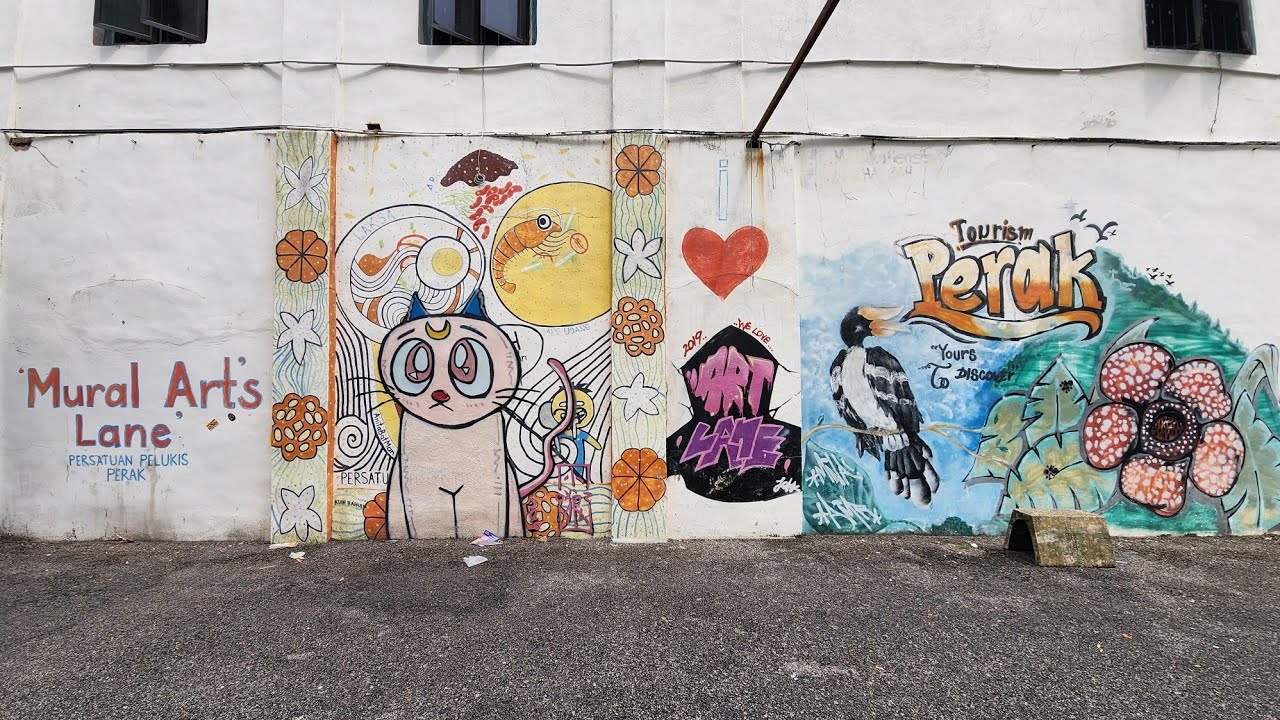 Mural Art's Lane Persatuan Pelukis Perak Artist Association Ipoh Street Art Jalan Masjid