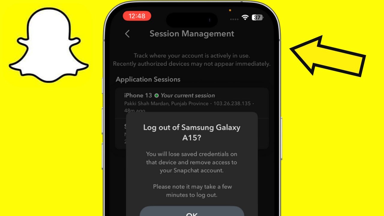 Snapchat Par Session Management Kaise Delete Kare (Step by Step Guide)