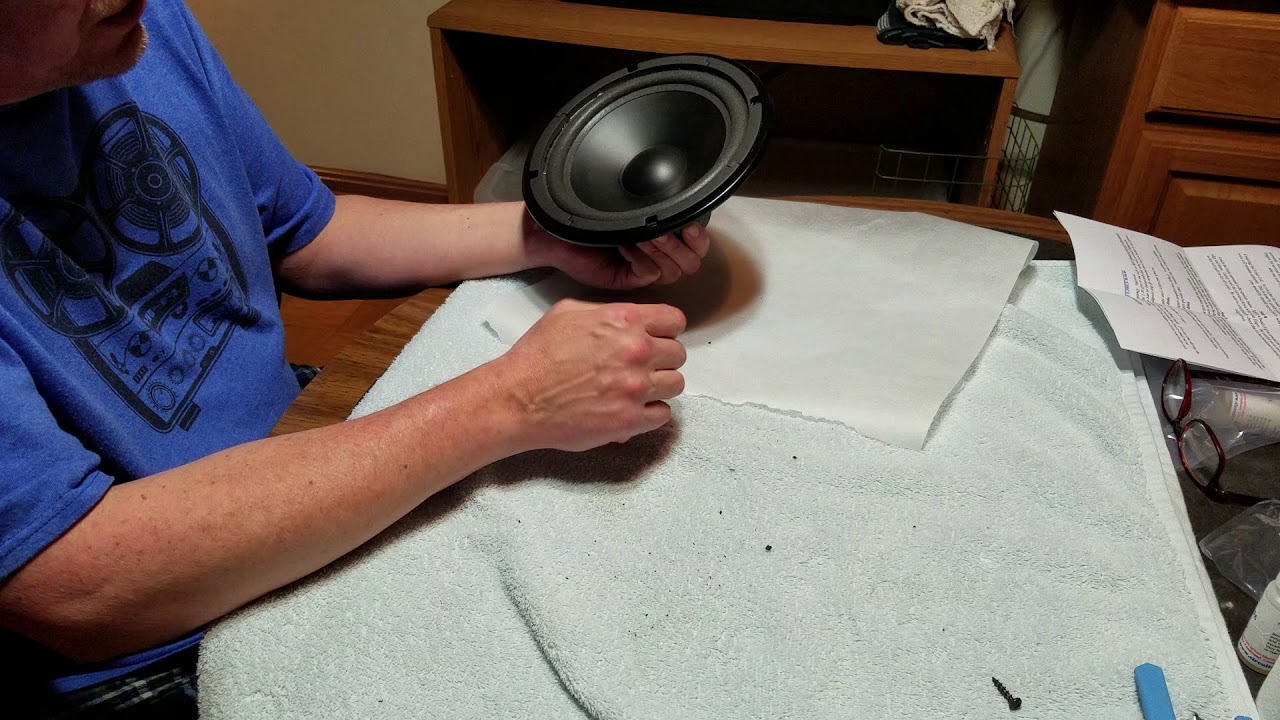 Yamaha Speaker repair part 2 NS-A3500 Foam Surround Replacement