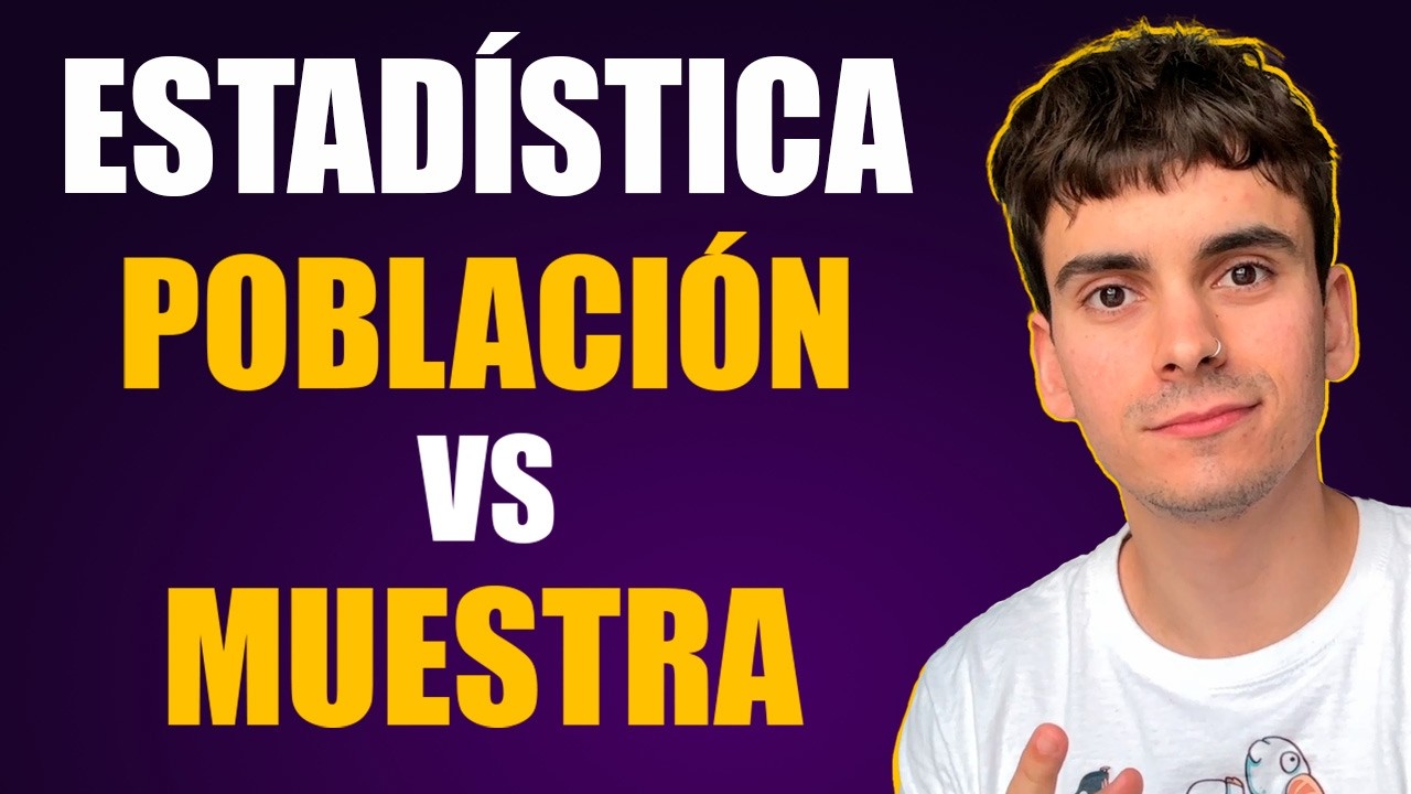 POBLACIÓN y MUESTRA en ESTADÍSTICA ✅ (EXPLICACIÓN FÁCIL con EJEMPLOS) 📐