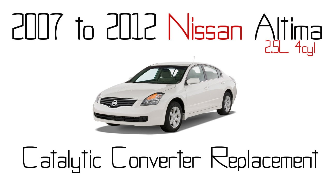 Замена каталитического нейтрализатора Nissan Altima 2.5L 2007–2012 гг. — Выпускной коллектор свои...