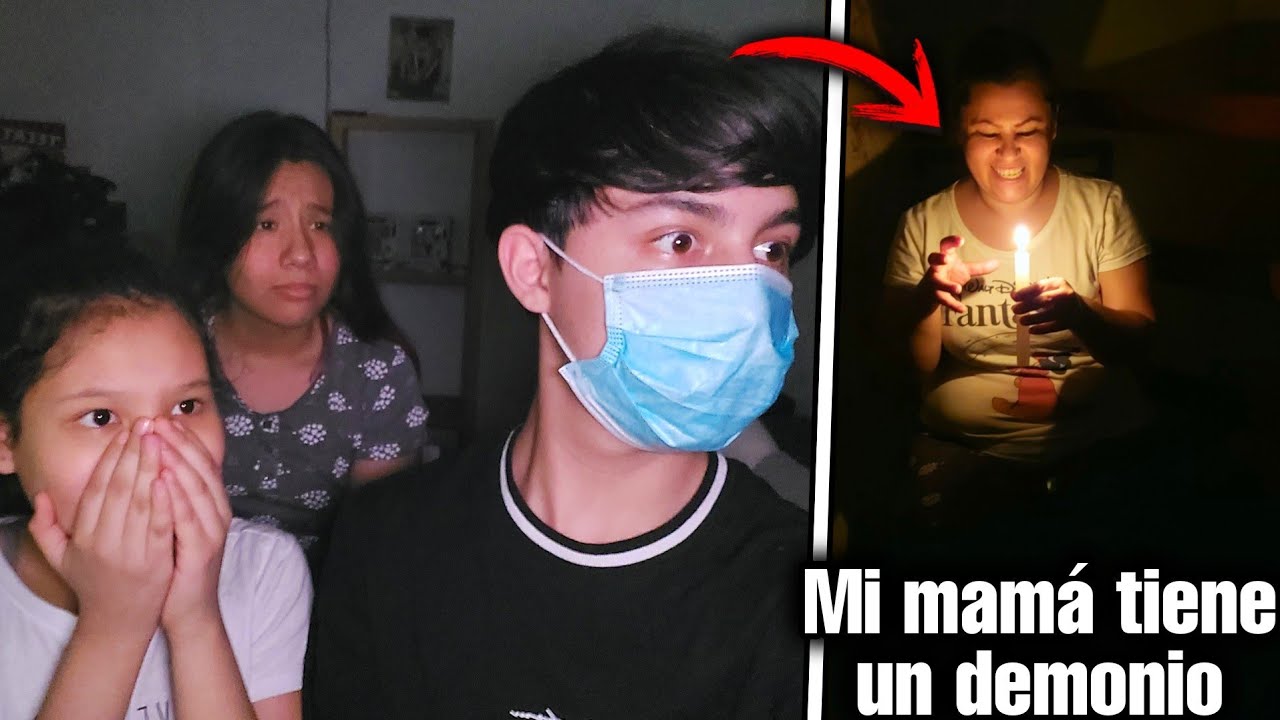 SE LE METIO *UN DEM*NIO A MI MAMÁ* ENFRENTE DE MIS HERMANAS 😱 BROMA PESADA