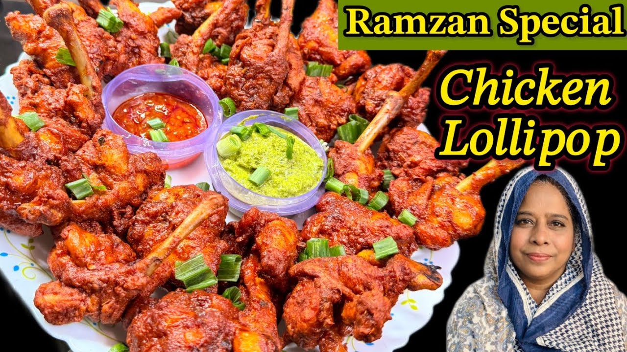 Chicken Lollipop Recipe | Ramzan Iftar Recipe | Kurkurit Chicken Lollipop| क्रिस्पी चिकन लॉलीपॉप