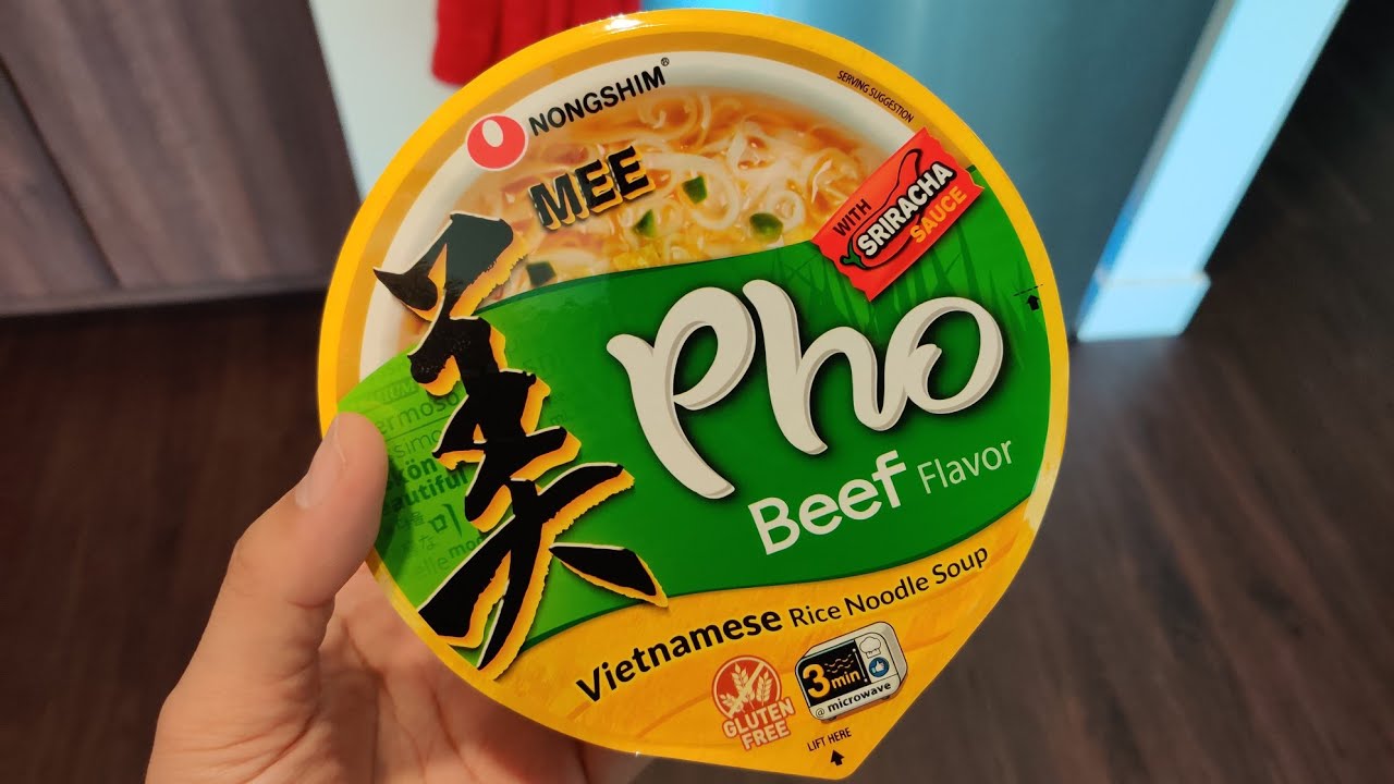 Nongshim Instant Pho Beef Flavor Vietnamese Rice Noodle Soup - THIS AIN'T IT!
